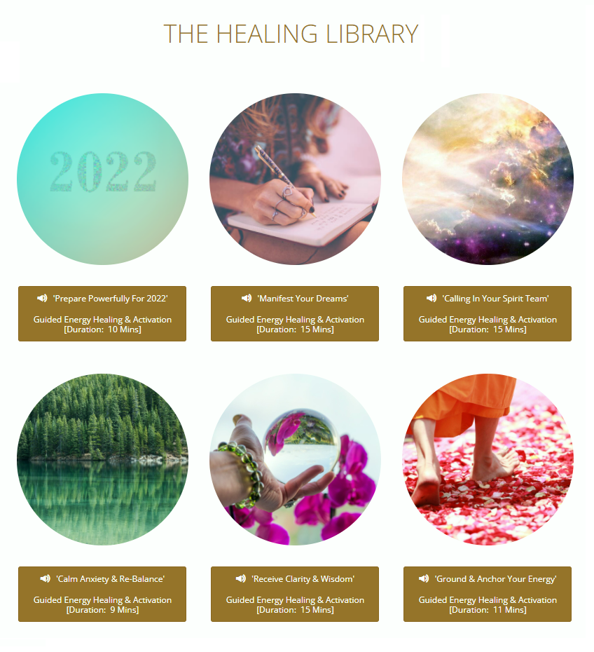 freeze frame of healing library